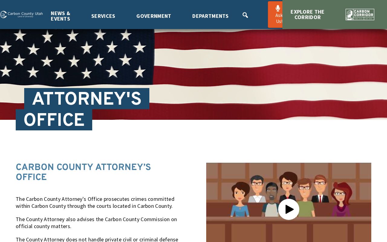 Price criminal records context from Carbon County Attorney and Drug Court